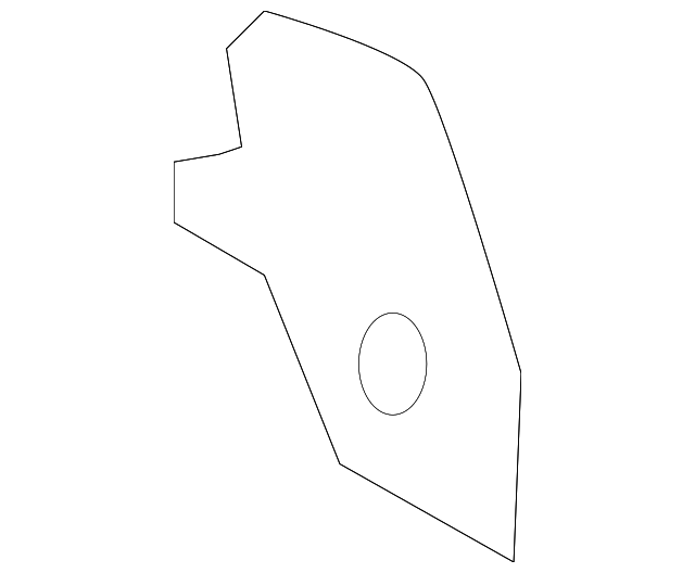 LR006209 Деталь END CAP HOLE COVER, RIGHT