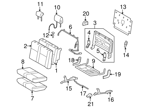 BODY/THIRD ROW SEATS for 2012 Toyota Sequoia #3