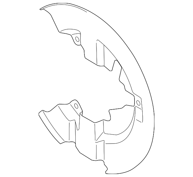 EJ7Z-2K005-A SPLASH SHIELD, LEFT