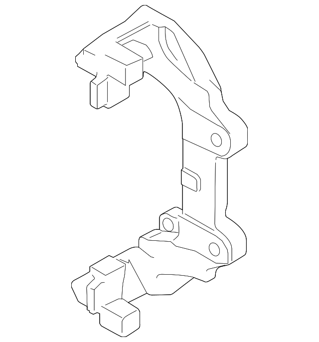 EJ7Z-2B292-A CALIPER SUPPORT, LEFT