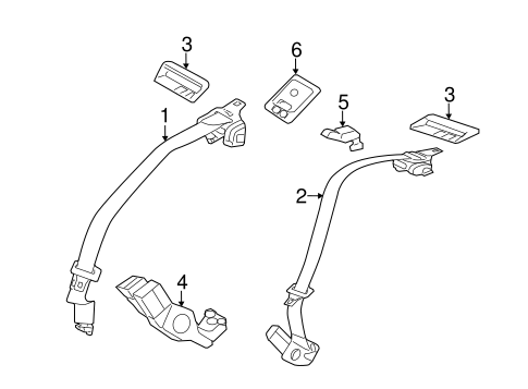 MKZ REAR SEAT BELTS