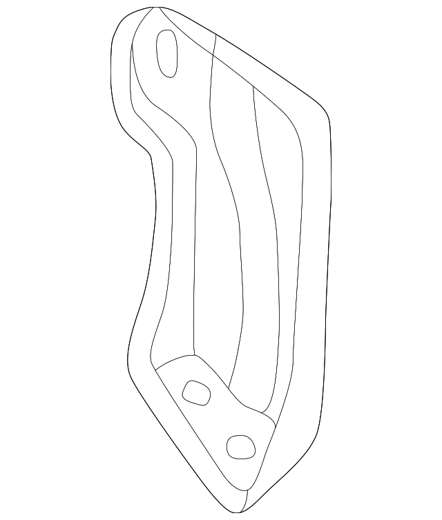1W6Z-7628487-AA Деталь EXTENSION, LEFT