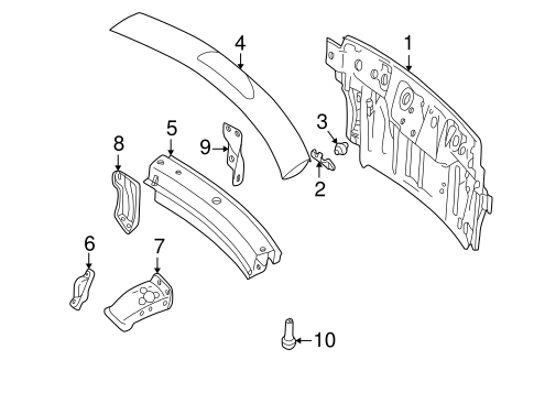 Thunderbird REAR UPPER BODY
