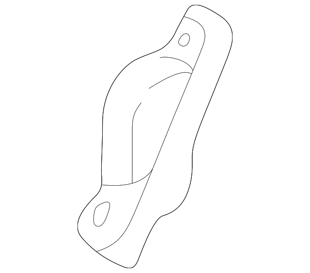 1W6Z-76279D42-AA Деталь REINF BRACKET, RIGHT