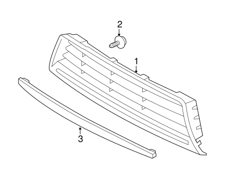 BODY/GRILLE & COMPONENTS for 2015 Scion iQ #1