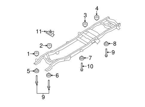 Body/Frame & Components for 2012 Ford F-250 Super Duty #1
