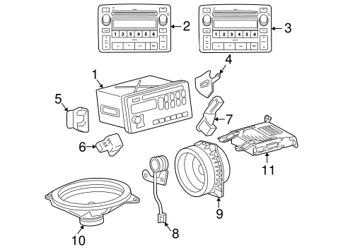 BODY/SOUND SYSTEM for 2006 Toyota Corolla #1