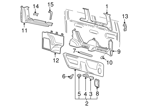 Body/Interior Trim - Side Panel for 2009 Ford E-150 #1