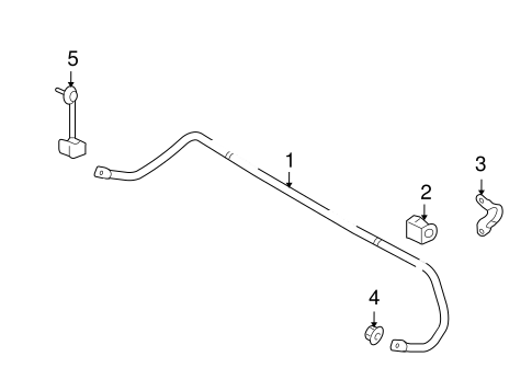 MKX STABILIZER BAR & COMPONENTS 2