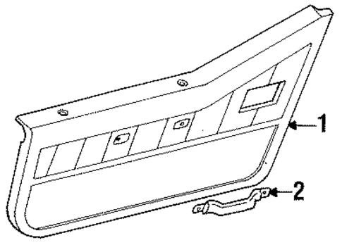 Wrangler INTERIOR TRIM - DOOR