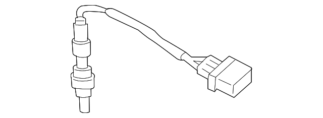 12581687 Деталь OXYGEN SENSOR, LEFT