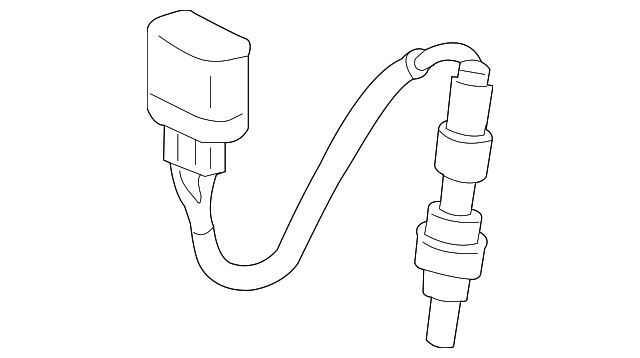 12581688 Деталь OXYGEN SENSOR, RIGHT