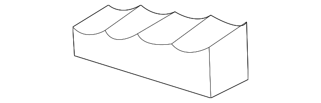 92075426 Деталь WINDSHIELD CUSHION