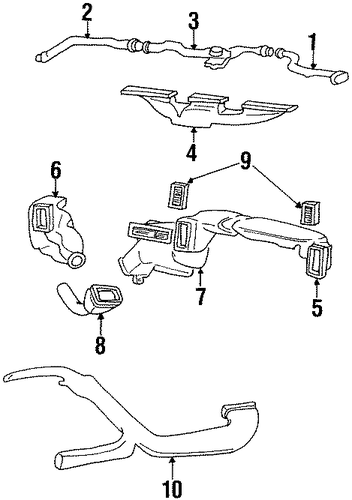 Grand Cherokee INSTRUMENT PANEL COMPONENTS