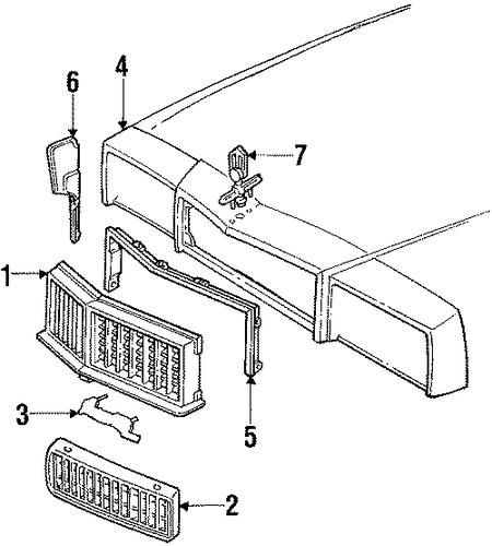Grand Prix GRILLE & COMPONENTS