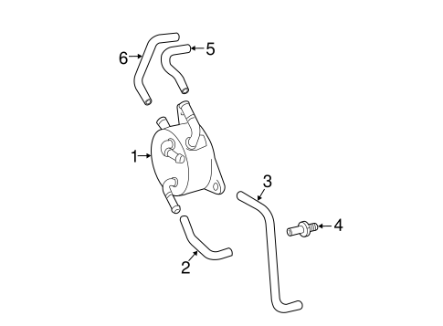 AUTOMATIC TRANSMISSION/OIL COOLER for 2014 Toyota Camry #1