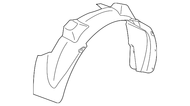 15828908 FENDER LINER, RIGHT