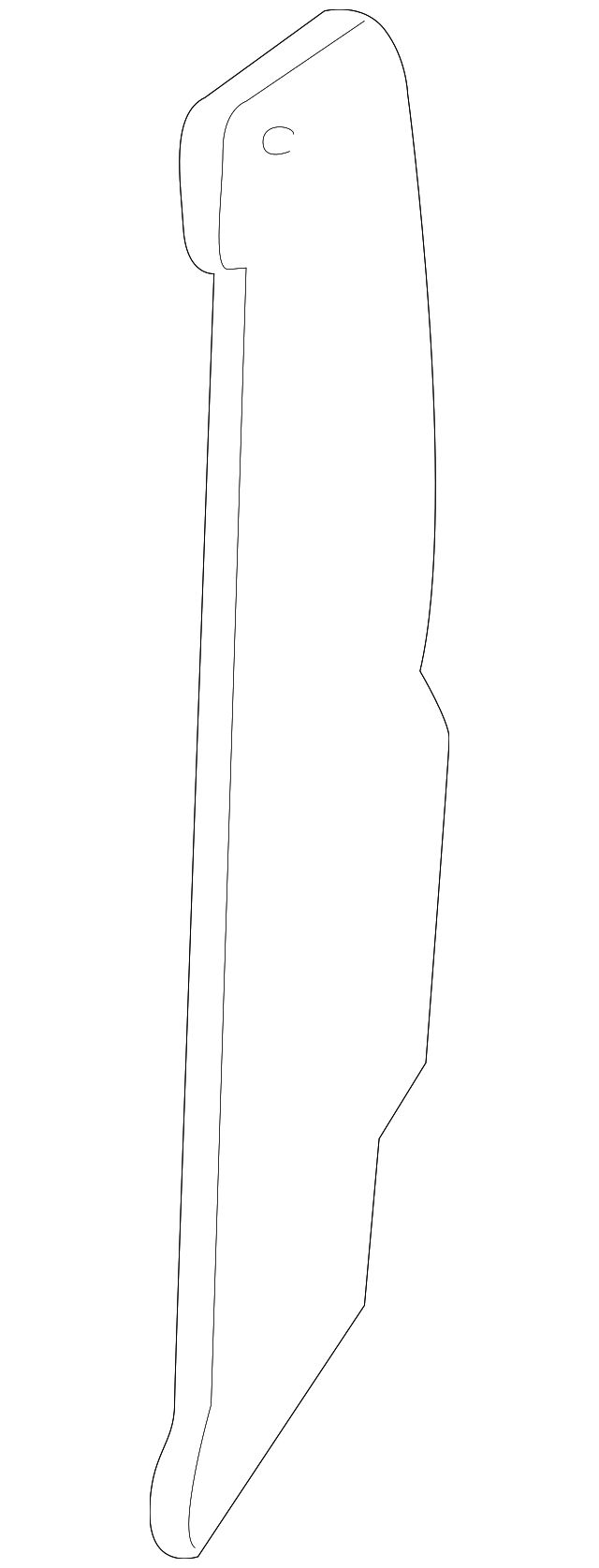22723587 FENDER INSULATOR, RIGHT