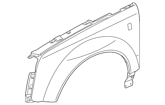 15842336 FENDER, LEFT