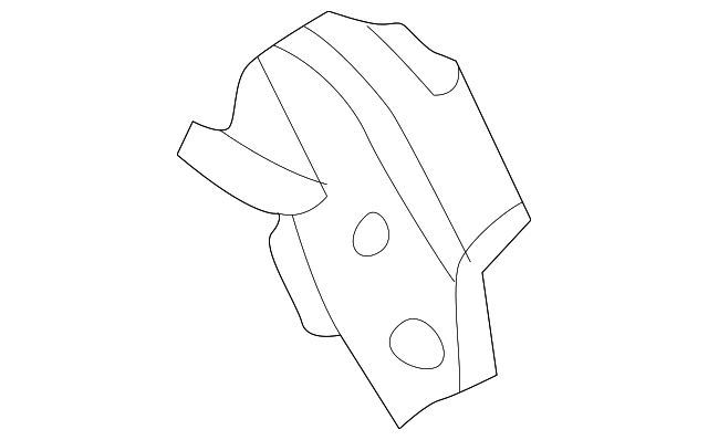 32007386 Деталь INNER PILLAR UPPER BRACKET, LEFT