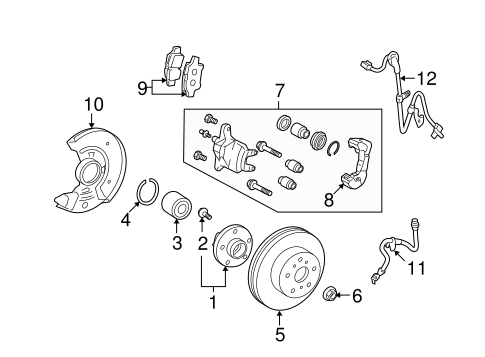 BRAKES/FRONT BRAKES for 2012 Scion xD #1