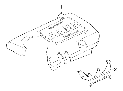 XKR ENGINE APPEARANCE COVER 2