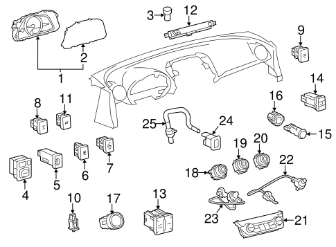 ELECTRICAL/LANE DEPARTURE WARNING for 2013 Toyota RAV4 #3