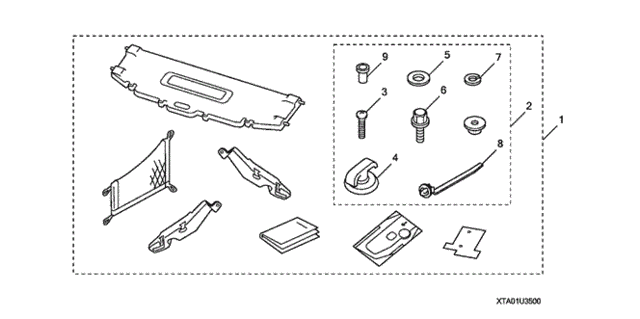 Cargo Management for 2009 Honda Accord #0