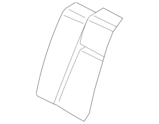 7R3Z-6366600-AC Деталь SEAT BACK COVER, RIGHT