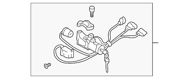 32008644 Деталь IGNITION LOCK CYLINDER