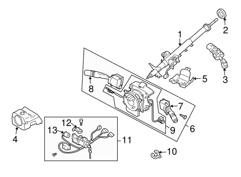 9-2X IGNITION LOCK