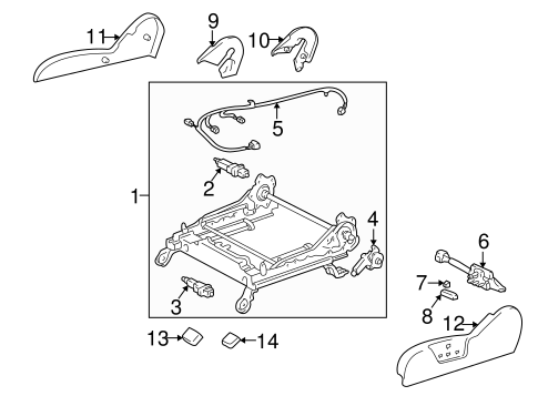 BODY/TRACKS & COMPONENTS for 2001 Toyota 4Runner #2