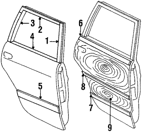 LTD REAR DOOR