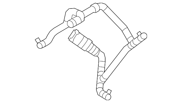 CM5Z-8286-A Деталь LOWER HOSE