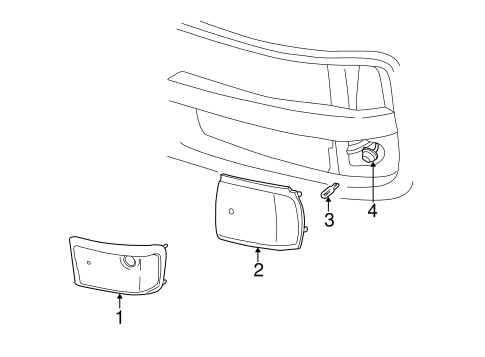 Savana 3500 SIDE MARKER LAMPS