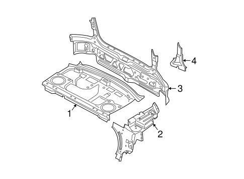 Body/Rear Body for 2007 Ford Five Hundred #1