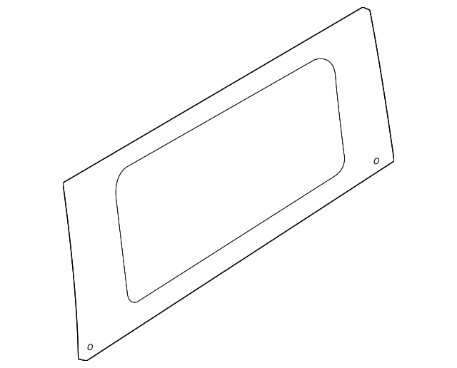 DT1Z-6129727-A Деталь FRONT GLASS, LEFT