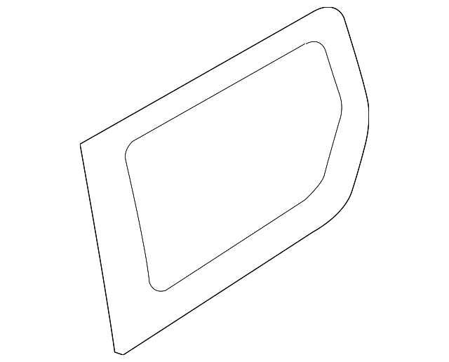 DT1Z-6129711-G Деталь REAR GLASS, LEFT