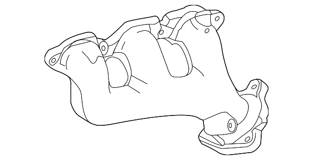 12631812 Деталь EXHAUST MANIFOLD, LEFT