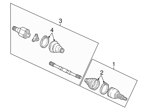 Sable DRIVE AXLES