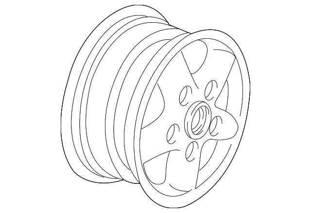 RRC002200MNH WHEEL, ALLOY