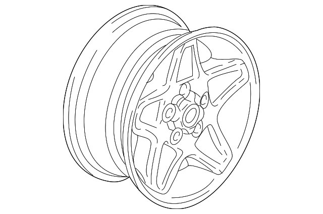 RRC115410MNH WHEEL, ALLOY