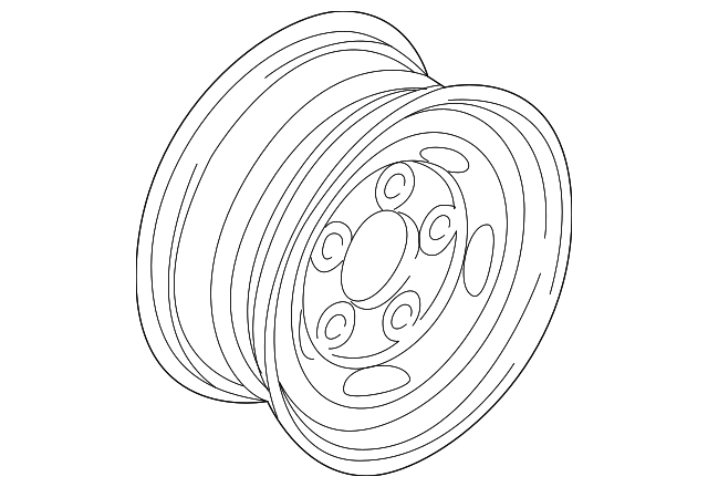 RRC114560MUW WHEEL, STEEL