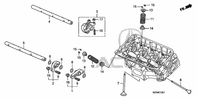 Valve - Rocker Arm (RR.) for 2012 Acura ZDX #0