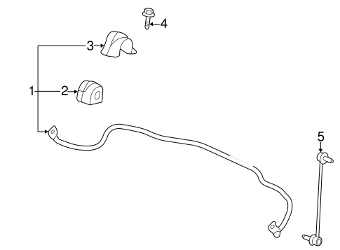9-5 STABILIZER BAR & COMPONENTS