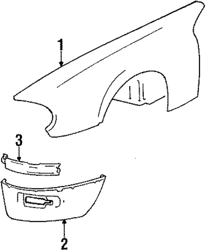 XJS FENDER & COMPONENTS