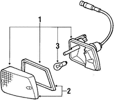 Signal Lamps for 1989 Porsche 928 #0