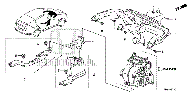 INTERIOR / BUMPER/DUCT for 2012 Honda INSIGHT #1