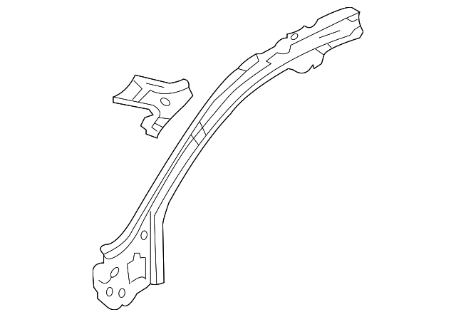 25914981 Деталь INNER W/S PILLAR, LEFT
