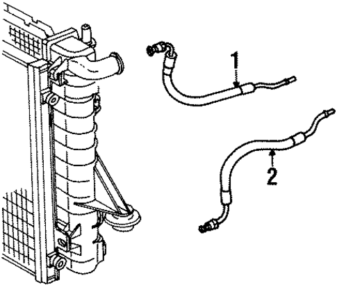 SC1 TRANS OIL COOLER LINES